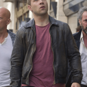 A Good Day To Die Hards Jai Courtney Leather Jacket