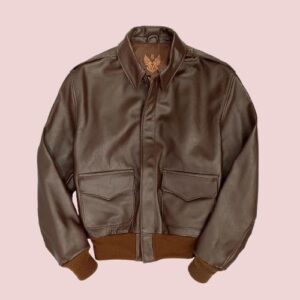 A2 Brown Bomber Leather Jacket