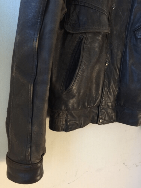 Men's American Eagle Bomber Leather Jacket - Image 2