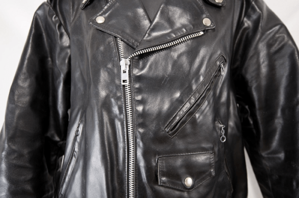 Mens American Vintage Motorcycle Leather Jacket - Image 2