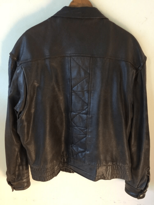 Men's American Eagle Bomber Leather Jacket - Image 3