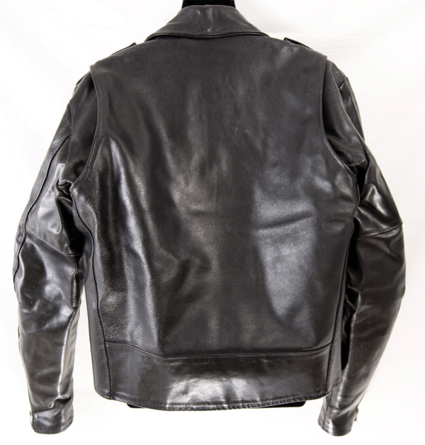 Mens American Vintage Motorcycle Leather Jacket - Image 3