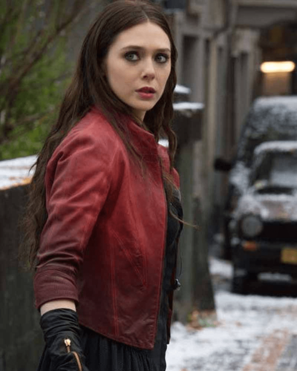 Scarlet Witch Avengers Age Of Ultron Elizabeth Olsen Jacket - Image 2