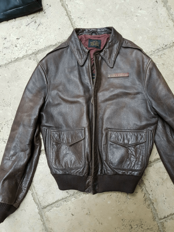 Avirex A2 Flight Bomber Leather Jacket - AirBorne Jacket