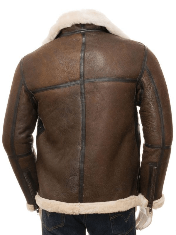Herbert M. Sobel Band Of Brothers Shearling Leather Jacket - AirBorne ...