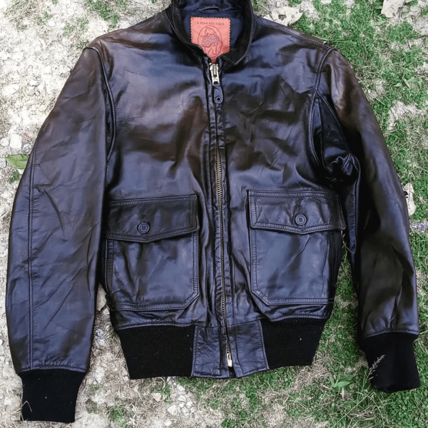 Mens Golden Bear Vtg Leather Jacket