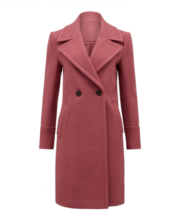 Riverdale Season 04 Betty Cooper Lili Reinhart Pink Trench Coat