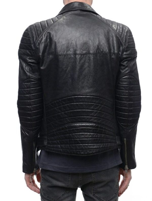 Mens Style Blk Dnm 31 Leather Jacket - Image 3