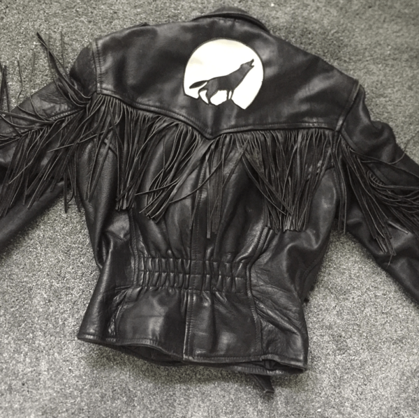 Mens Unik Broken In Punk Leather Jacket - Image 2