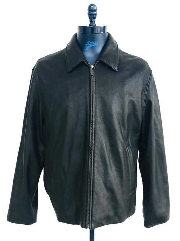 Mens Brooks Brothers Leather Jacket