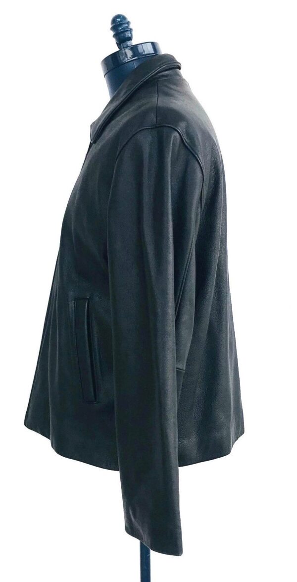 Mens Brooks Brothers Leather Jacket - Image 3