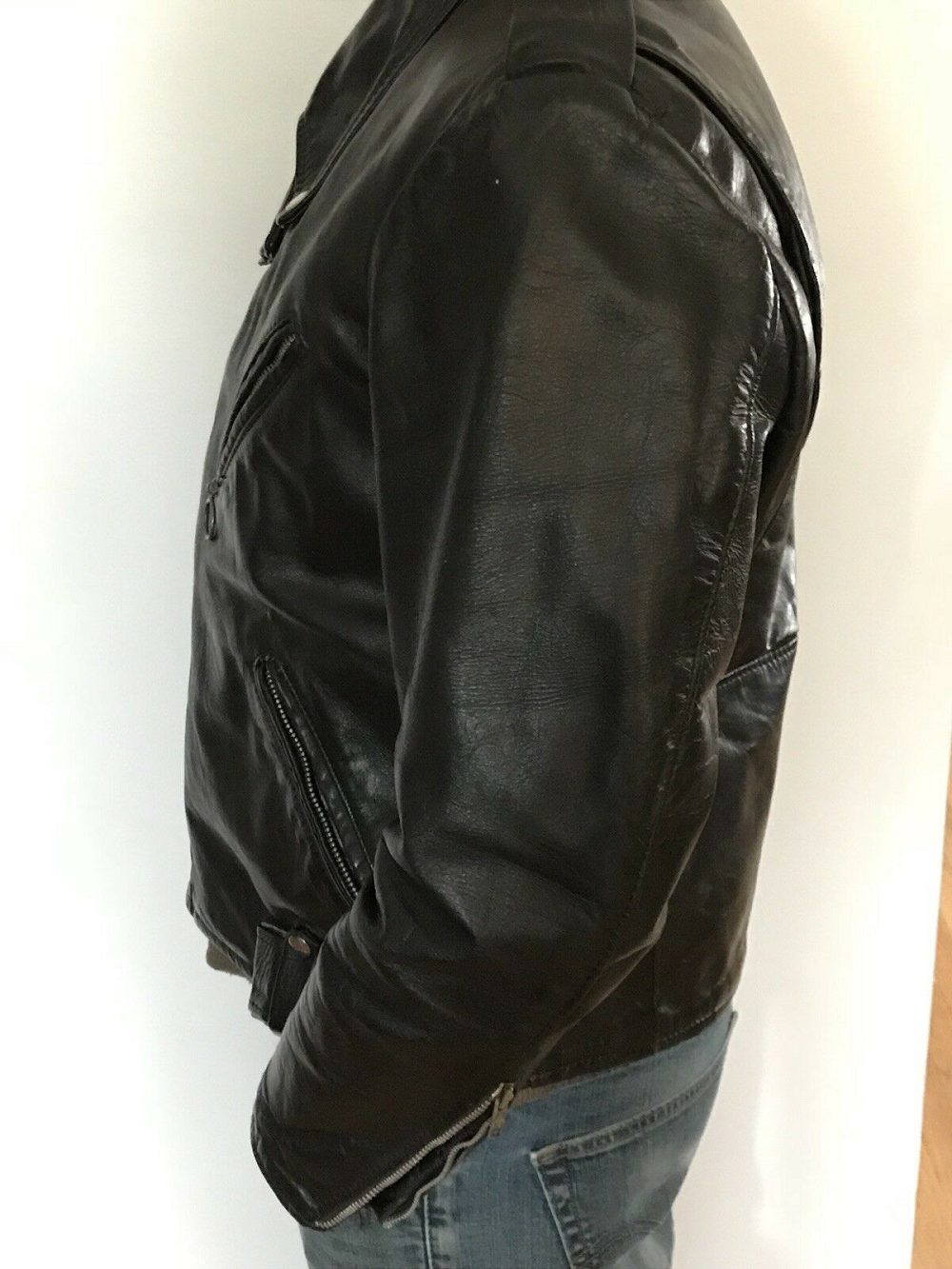 Brooks Vintage Leather Jacket - AirBorne Jacket