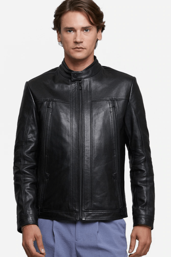 Butler Black Leather Jacket