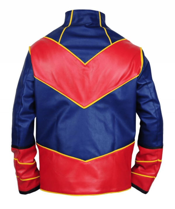 Mens Henry Danger Captain Man Leather Jacket - Image 5