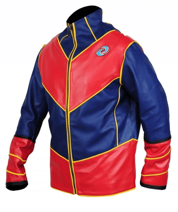 Mens Henry Danger Captain Man Leather Jacket - Image 4