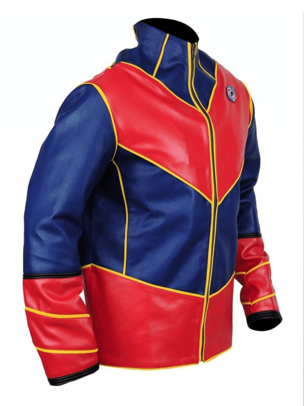 Mens Henry Danger Captain Man Leather Jacket - Image 3