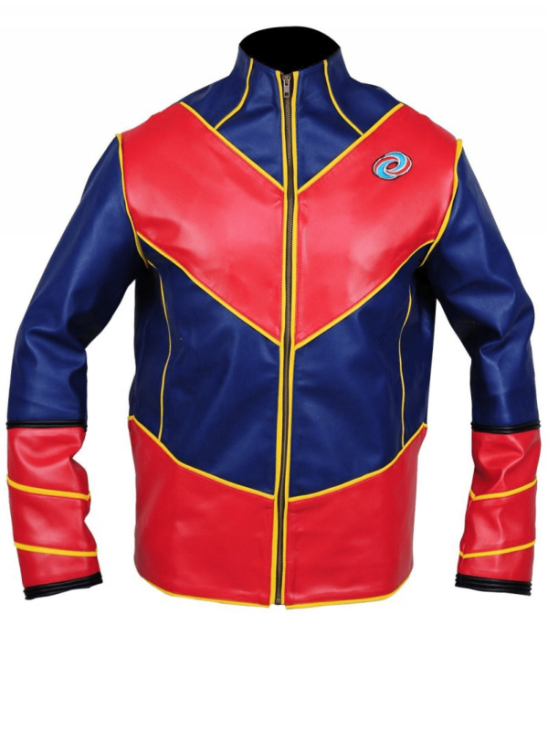 Mens Henry Danger Captain Man Leather Jacket - Image 2