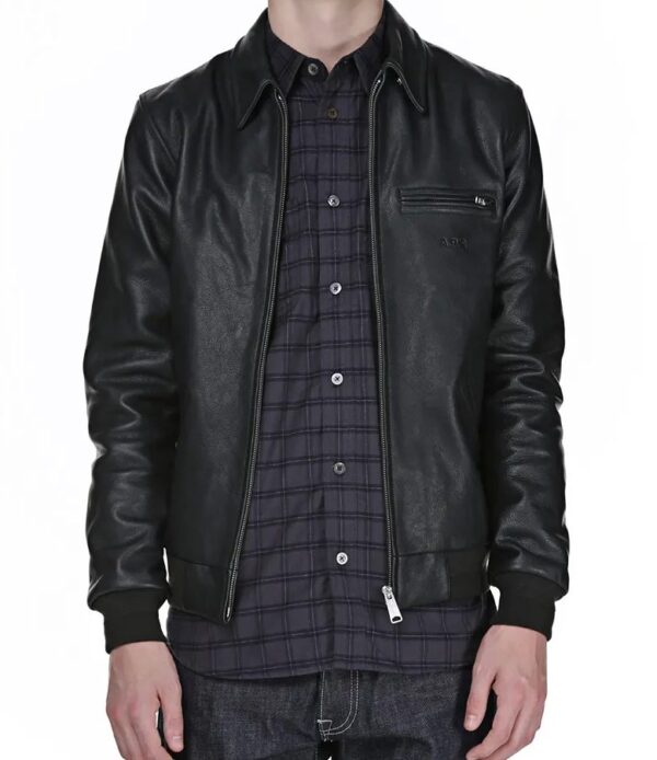 Mens Carhartt Detroit Leather Jacket - Image 4