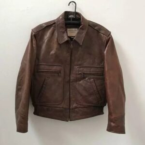 Mens Chevignon A2 Style Leather Jacket