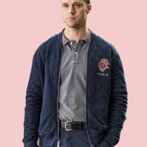 Chicago Fire Matthew Casey Quilted Jacket