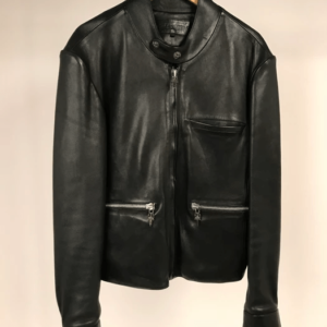 Mens Chrome Hearts Riders Leather Jacket