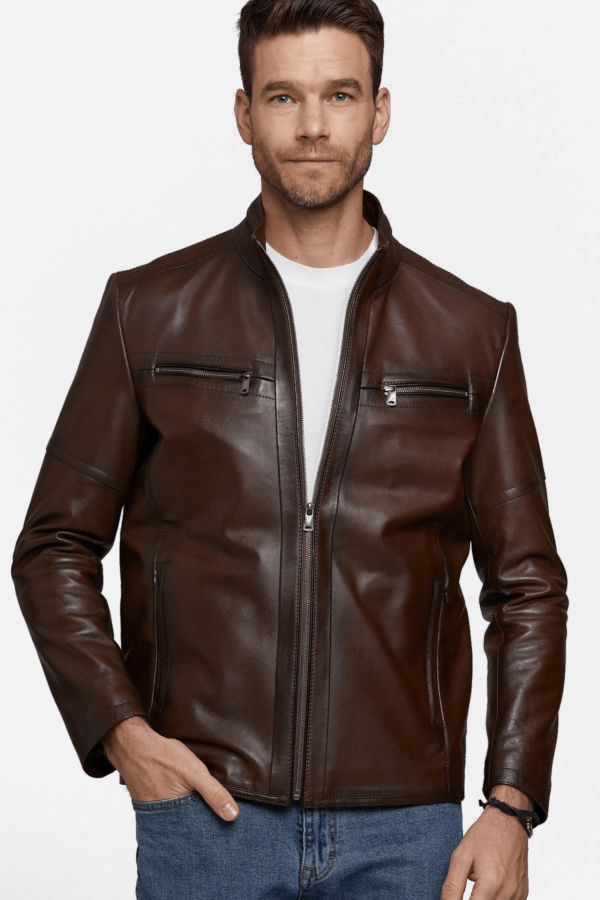 Cody Brown Leather Jacket