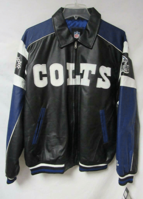 Mens Indianapolis Colts Leather Jacket