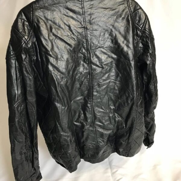 Mens Fashion Converse Leather Jacket - Image 2