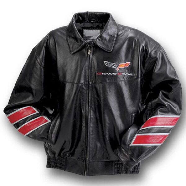 Mens Corvette Grand Racing Leather Jacket