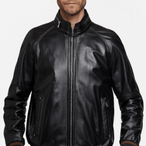 Costa Bomber Leather Jacket