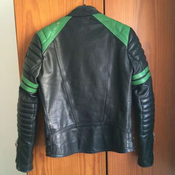 Mens Cuir Paris Cafe Racer Leather Jacket - Image 2