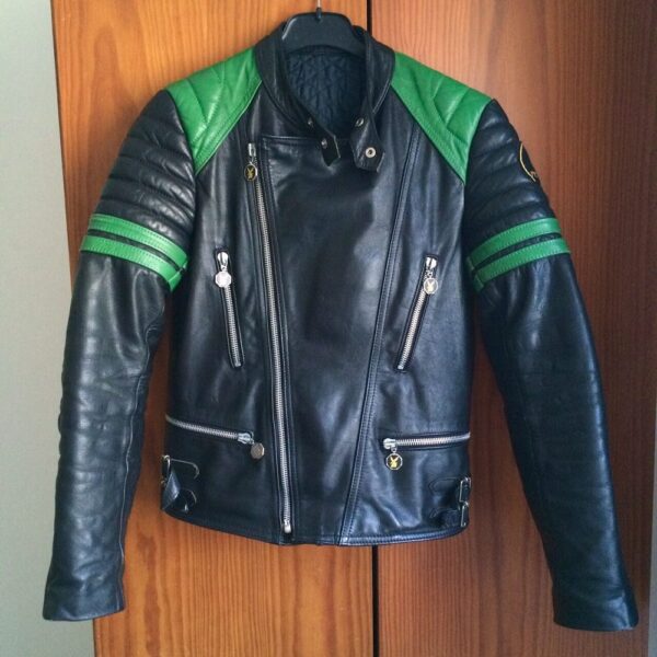 Mens Cuir Paris Cafe Racer Leather Jacket