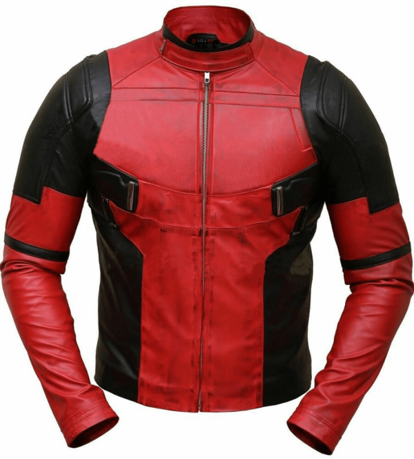 Ryan Reynolds Inspired Deadpool Leather Jacket
