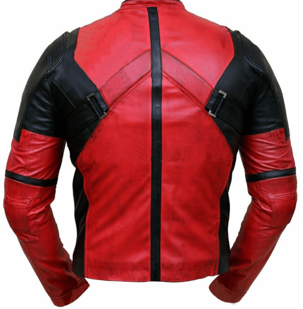 Ryan Reynolds Inspired Deadpool Leather Jacket - Image 2