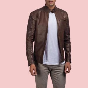 Dean Brown Leather Jacket