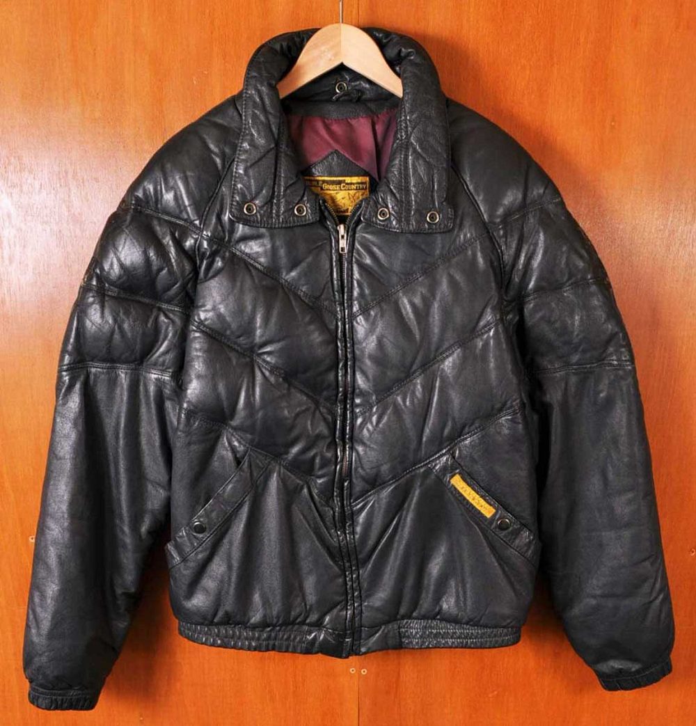 1980s Double Goose Vintage Leather Jacket - AirBorne Jacket