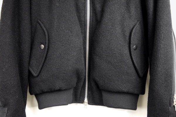Mens Dries Van Noten Zipper Ma-1 Bomber Jacket - Image 2