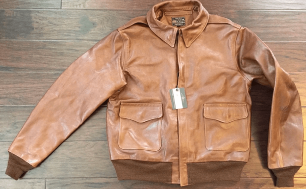 Mens Eastman Roughwear Horsehide Leather Jacket - Image 2