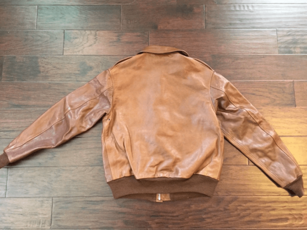 Mens Eastman Roughwear Horsehide Leather Jacket - Image 3