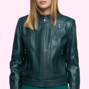 Ella Green Leather Jacket