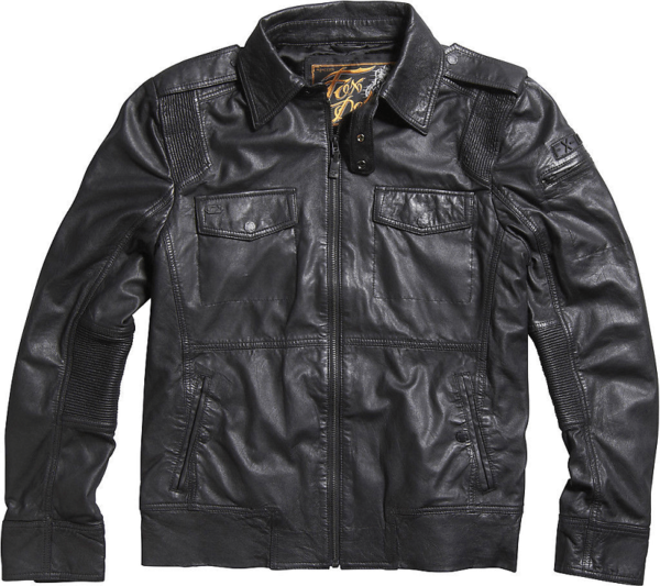 Mens Fox Racing Logan Fxdlx Leather Jacket