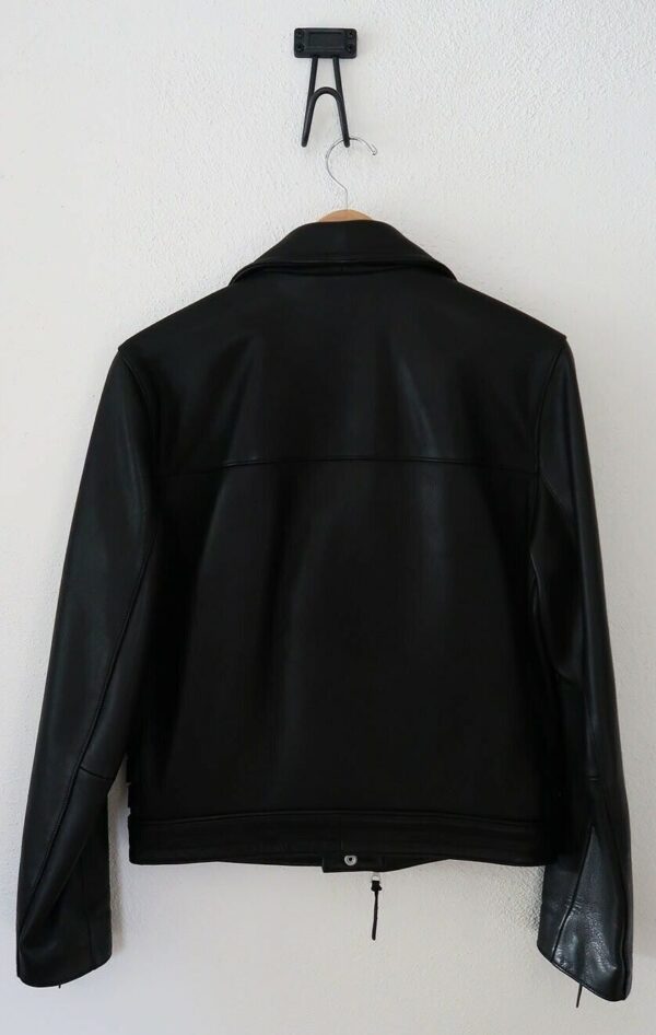 Mens John Elliott Gap Biker Leather Jacket - Image 3