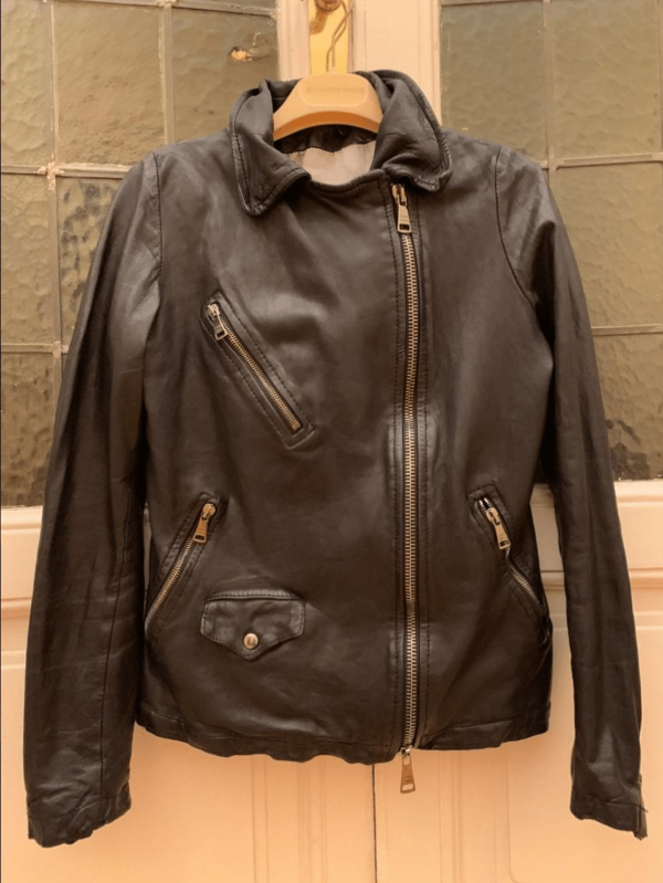 Mens Giorgio Brato Brown Leather Jacket - Image 2