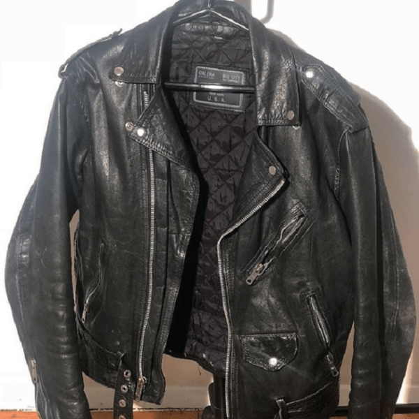 Mens Guns & Roses Vintage Leather Jacket