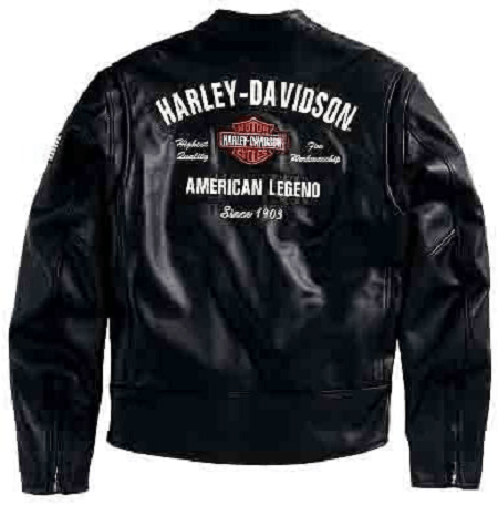 Mens Harley Davidson American Legend Leather Jacket - AirBorne Jacket