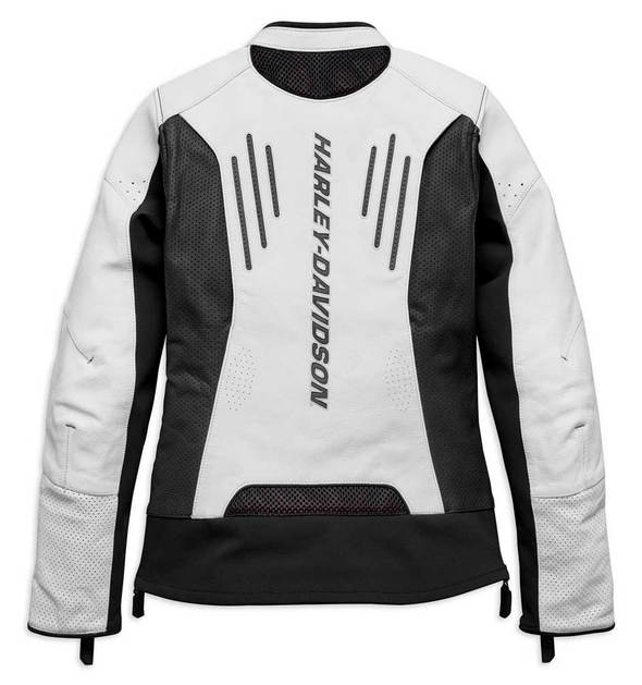 Mens Harleydavidson Perforated Leather Jacket - Image 2