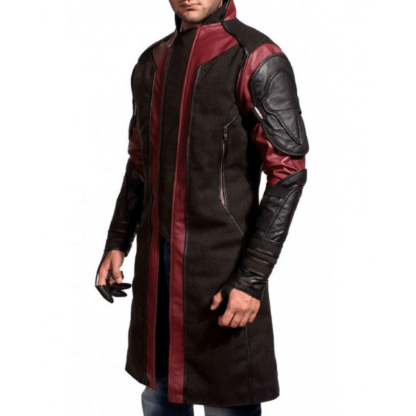 Hawkeye Avengers Age Of Ultron Jeremy Renner Leather Coat - Image 2