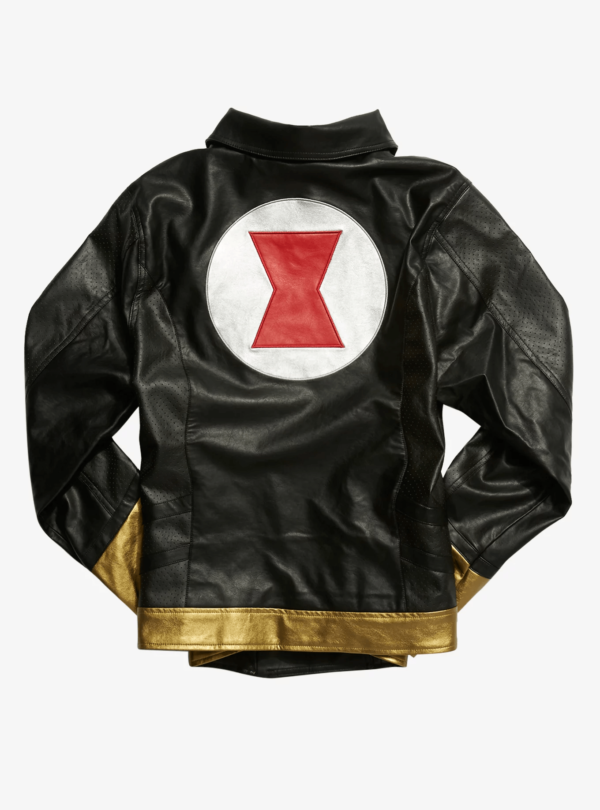 Her Universe Marvel Girls Black Widow Leather Jacket - Image 3