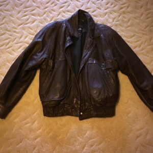 Mens J Walden Brown Leather Jacket