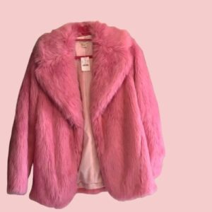 J.Crew Pink Faux Fur Jacket